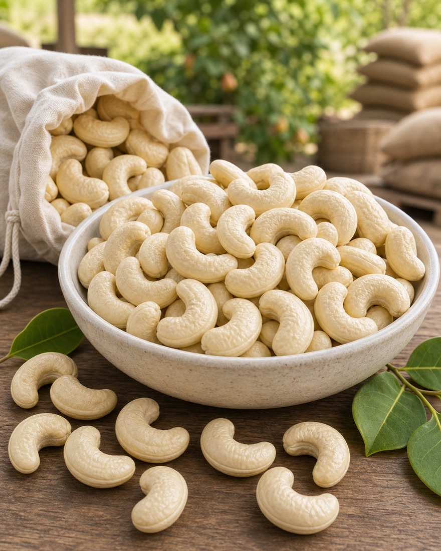 Certified Organic W240 Cashew Kernels — Ruvuma