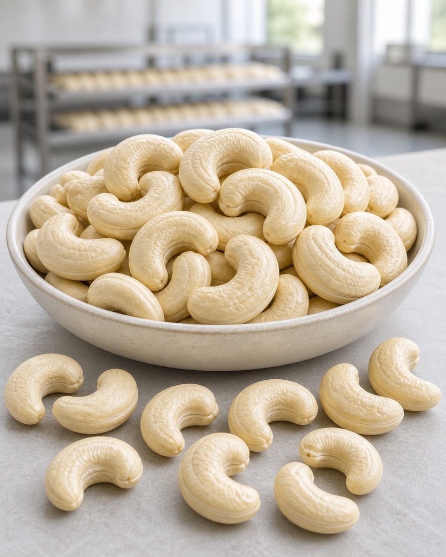 W180 Premium Whole Cashew Kernels — Mtwara Origin